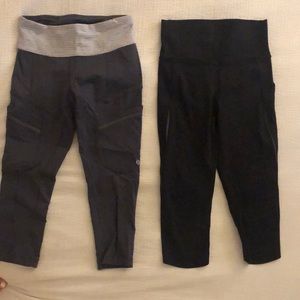 Lululemon leggings 2 pairs size 4